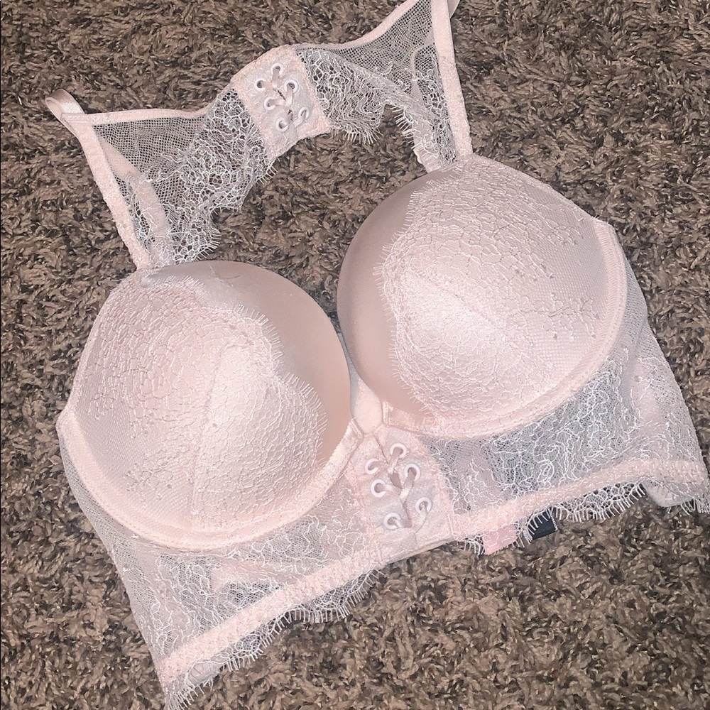 Victoria’s Secret Lace Blush Pink Bra